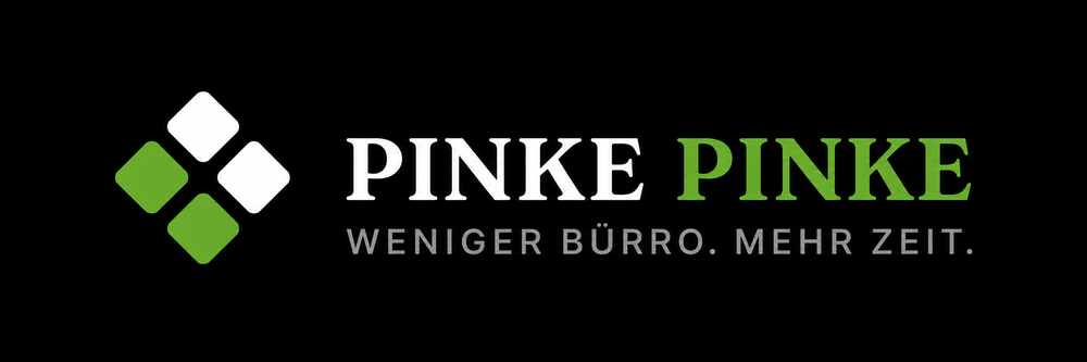 PINKE PINKE — Weniger Bürro. Mehr Zeit.